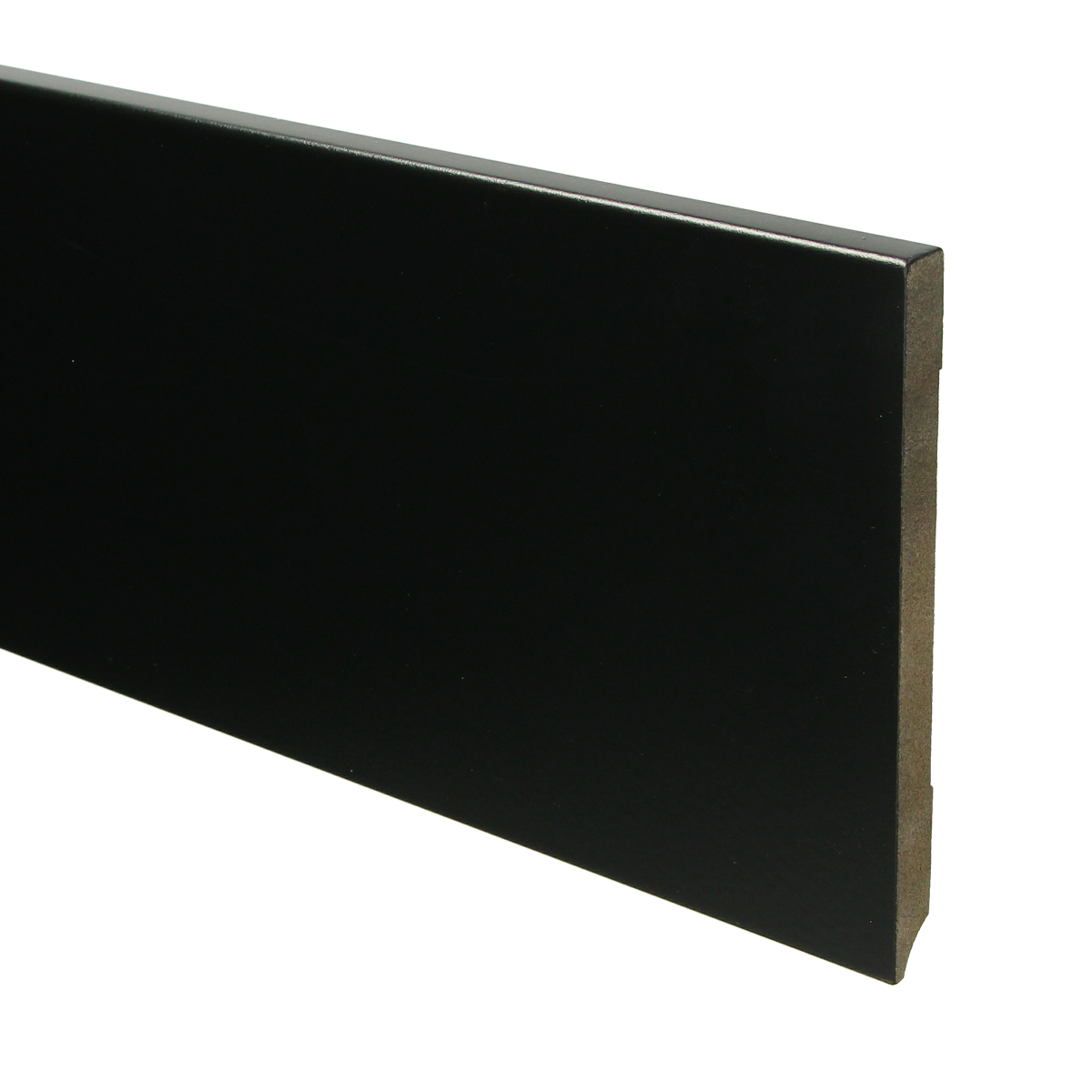 MDF Moderne Plint 150x12 RAL 9005 Zwart 15942 6012